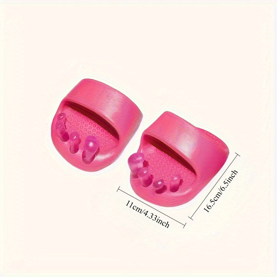 Unisex Adjustable O-Leg & X-Hoop Leg Corrector Slippers - Posture, EVA Material for Heel to Toe Correction, Fallen Arches & Varus Deformity, Pink Slimming Design for Adults,, Slimming Footwear, Breathable Comfort