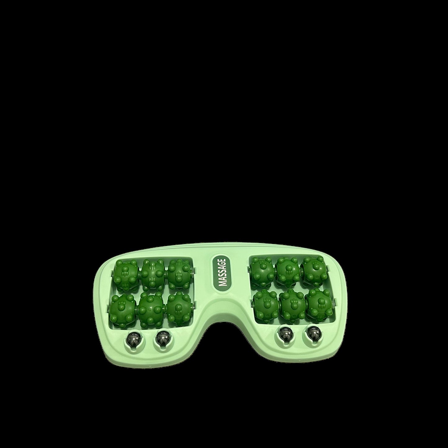 Dual Controlled Foot Massager with 4 Rows of Rollers- Purple Point for Plantsole Relaxation, Ergonomic Home Health Design